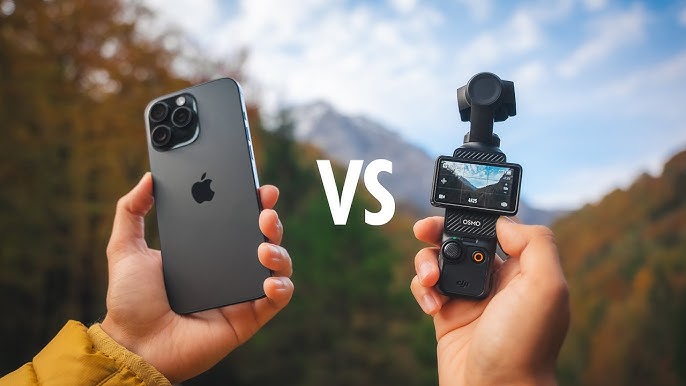 DJI Pocket 3 vs iPhone 16 Pro Max
